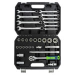 Набор инструментов, 1/2", пластиковый кейс, 32 предмета Сибртех — изображение 4