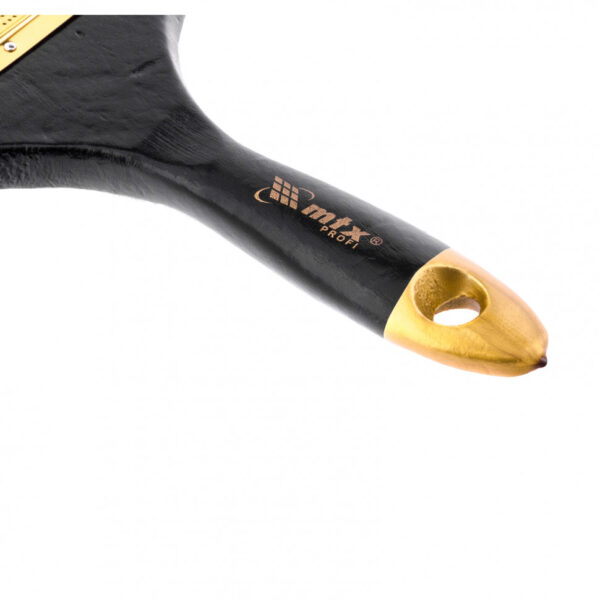 Кисть плоская "Профи" 4", натуральная щетина, деревянная ручка MTX — изображение 3