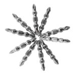 Бита двухсторонняя, PH2-PH2 х 45 мм, сталь S2, 10 шт. Gross — изображение 3