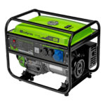 Генератор бензиновый БС-8000, 6,6 кВт, 230В, четырехтактный, 25 л, ручной стартер Сибртех — изображение 2