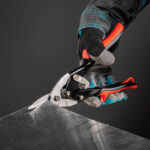 Ножницы по металлу, 250 мм, пряморежущие, для тонкого металла, обрезиненные рукоятки Matrix — изображение 6