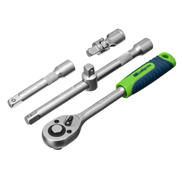 Набор инструментов, 1/2", пластиковый кейс, 32 предмета Сибртех — изображение 5