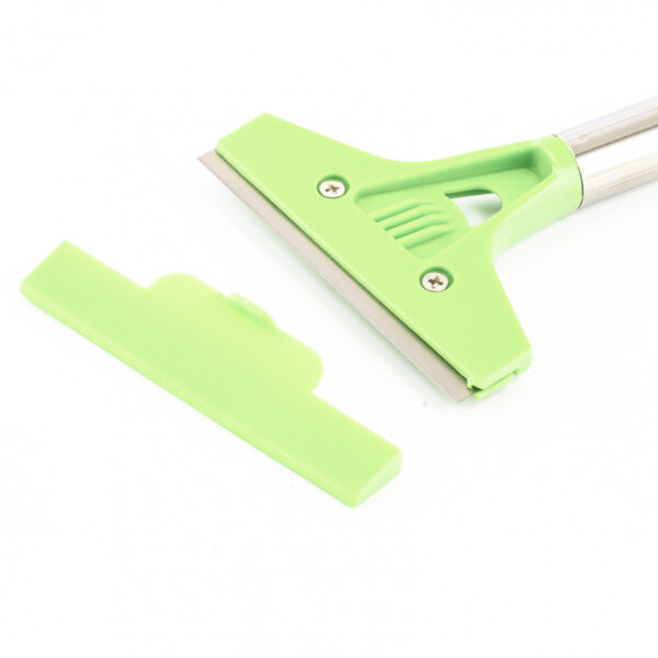 Скребок, фиксированное лезвие, 100 мм, металлическая обрезиненная ручка, 300 мм Сибртех — изображение 4