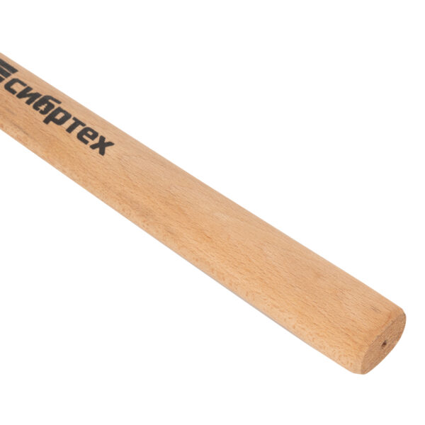 Молоток слесарный 600 г, квадратный боек, деревянная рукоятка Сибртех — изображение 5