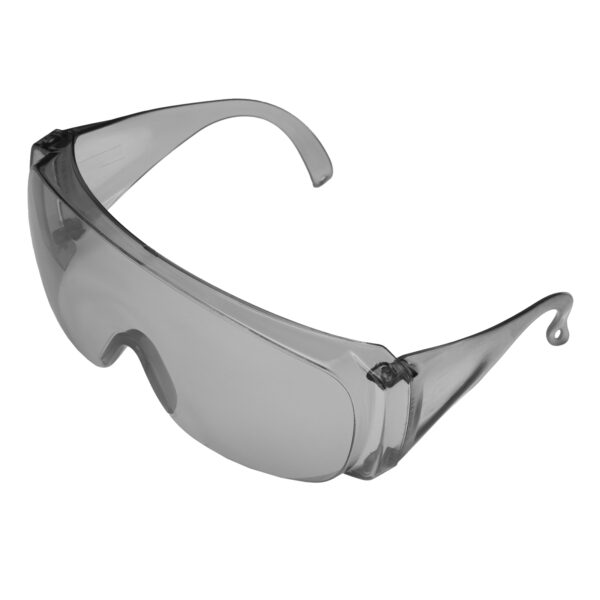 Очки защитные открытого типа, затемненные, ударопрочный поликарбонат Сибртех — изображение 2