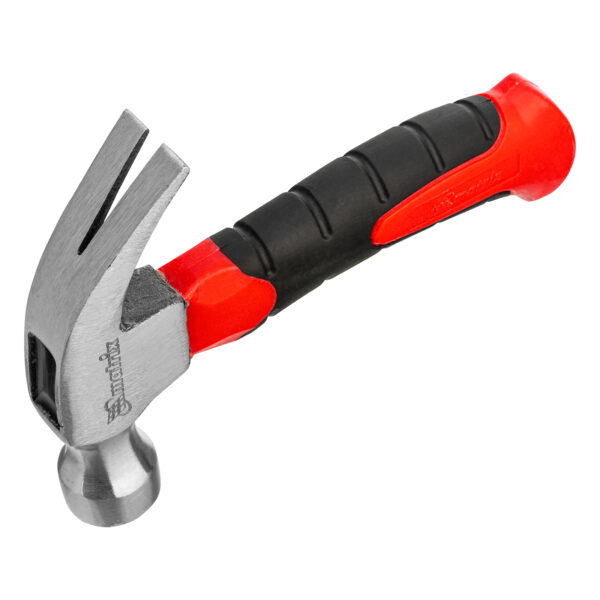 Молоток-гвоздодер мини, фибергласовая двухкомпонентная рукоятка, 250 г Matrix — изображение 1