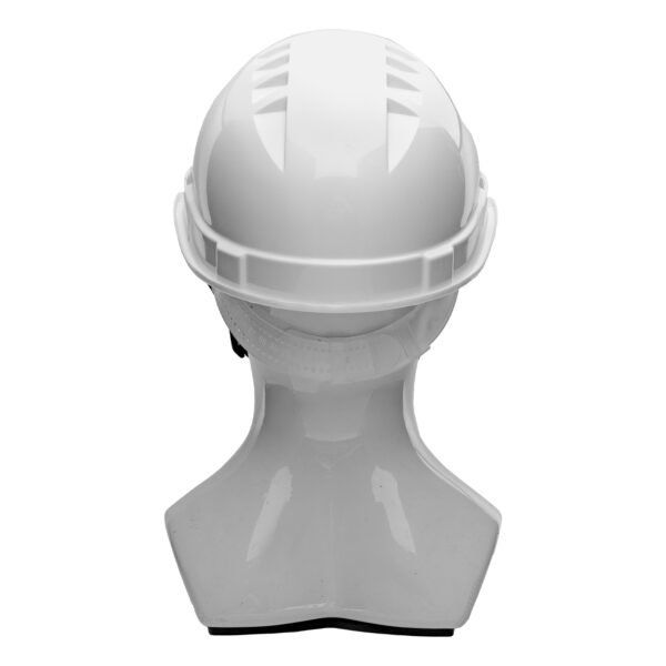 Каска защитная из ударопрочной пластмассы, белая Сибртех — изображение 5