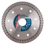 Диск алмазный, 125 х 22.2 мм, тонкий, сплошной (Jaguar) мокрая резка Gross