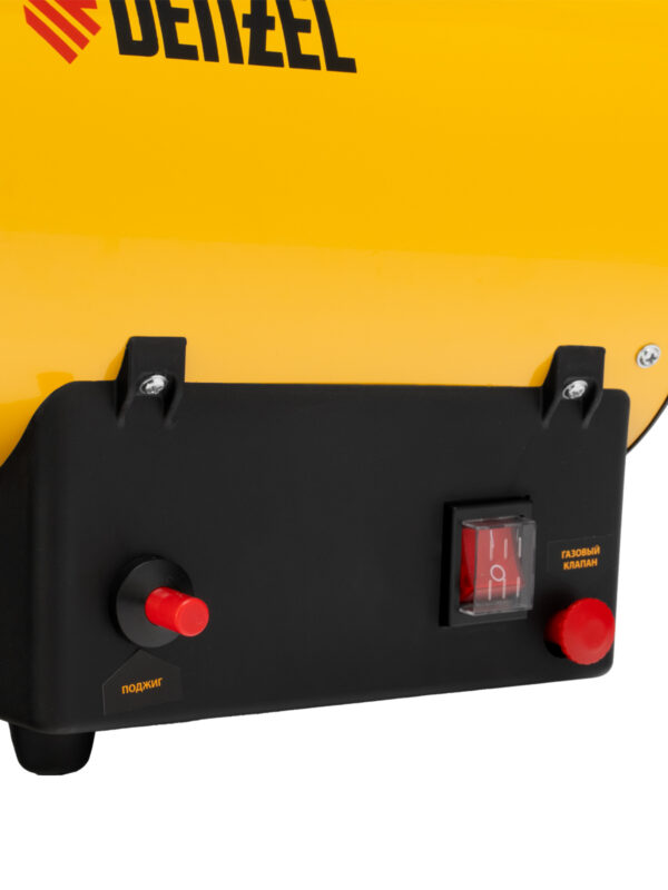 Газовая тепловая пушка GHG-10, 10 кВт, 300 м3/ч, пропан-бутан Denzel — изображение 9