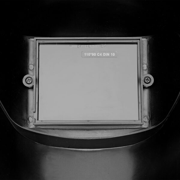 Маска сварщика ЕВРО, пластик, стекло 110 х 90 мм, Сибртех — изображение 8