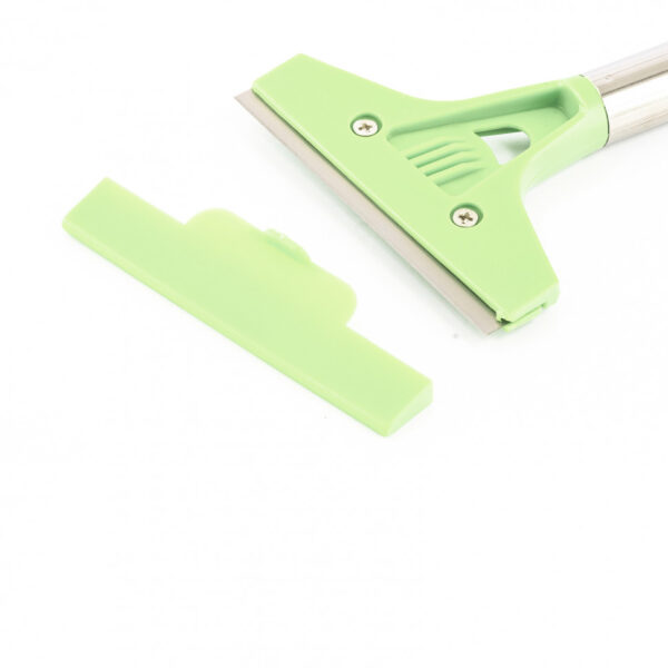 Скребок, фиксированное лезвие 100 мм, металлическая обрезиненная ручка, 500 мм Сибртех — изображение 3