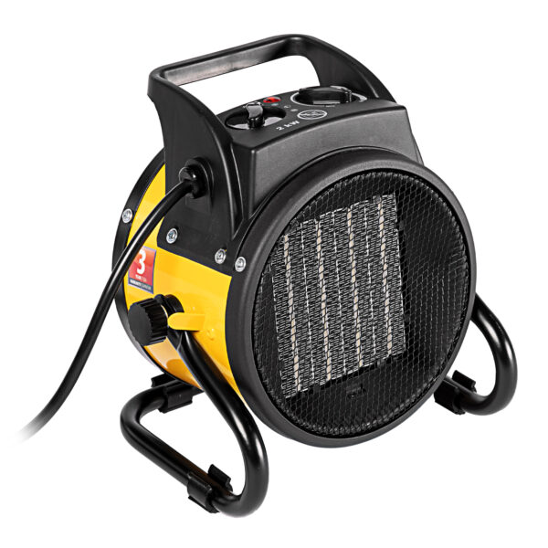 Тепловая пушка, керамический нагреватель DHC 2-100, 230 В, 0.025/1/2 кВт Denzel — изображение 1