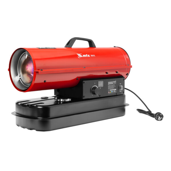 Дизельная тепловая пушка DHB-10i, 10 кВт, 400 м3/ч, прямой нагрев, термостат MTX — изображение 1