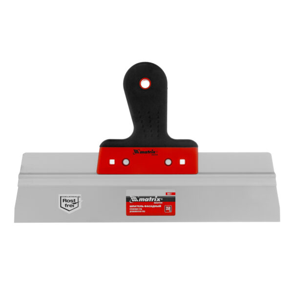 Шпатель фасадный из нержавеющей стали, 350 мм, двухкомпонентная ручка Matrix — изображение 5