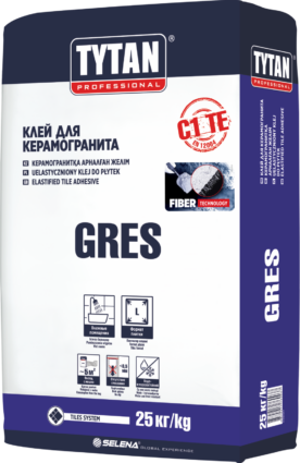 Клей для керамогранита Tytan Gres, 25 кг