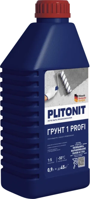 Plitonit Грунт 1 PROFI концентрат, 0,9 кг