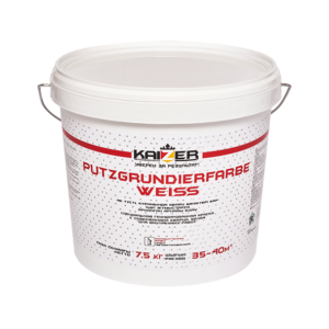 Kaizer Putzgrundierfarbe Weiss пигментированная грунт-краска, 7,5 кг