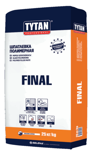Шпатлевка полимерная Tytan Final, 25 кг