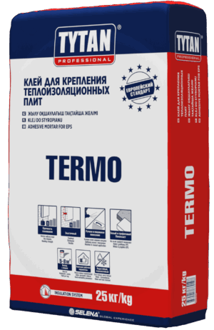 Клей для крепления теплоизоляционных плит Tytan Termo, 25 кг